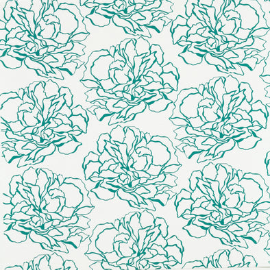 WALLPAPER PIVOINE 1  EMERAUDE