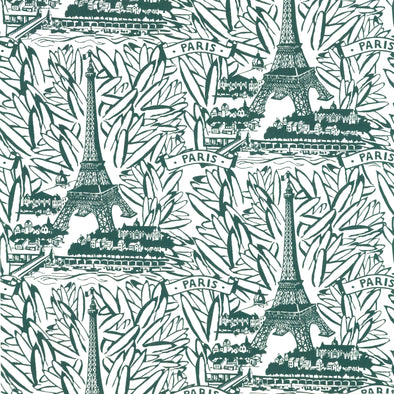 WALLPAPER PARIS 1889 MALACHITE