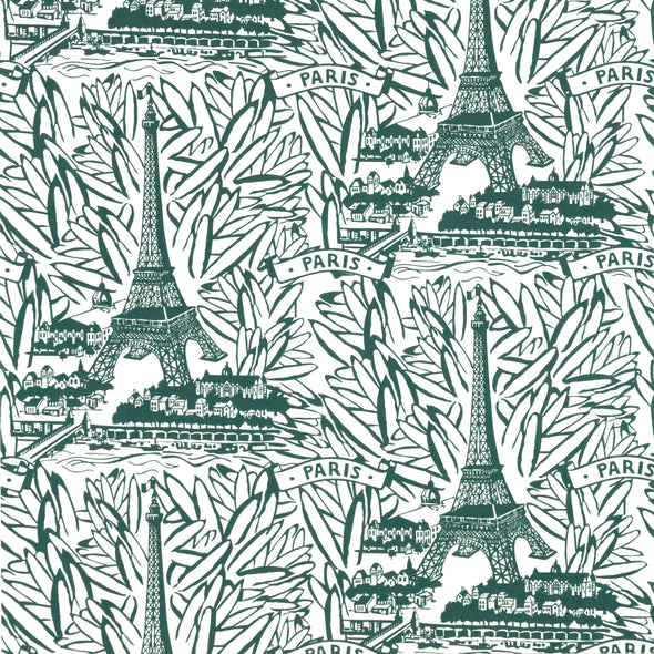 WALLPAPER PARIS 1889 MALACHITE