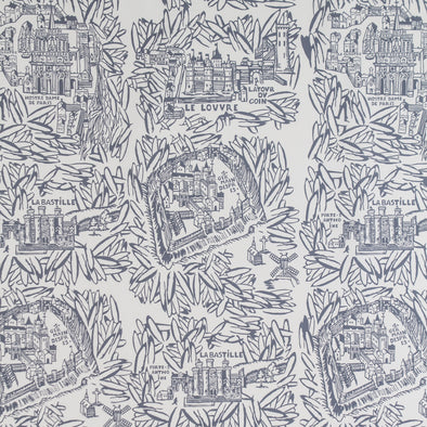 WALLPAPER PARIS GRIS BLEU